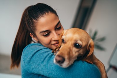 Abandoned Dog Holds On to Rescuer 24 Hours After Being Found: 'Pure Love'