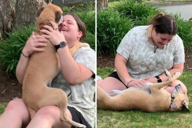 Watch Woman's Reunion With Dog After 2 Months of Treatment: 'Never Forget'